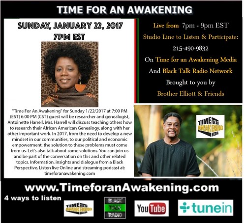 Time for an Awakening with Antoinette Harrell – BLACK TALK RADIO NETWORK™